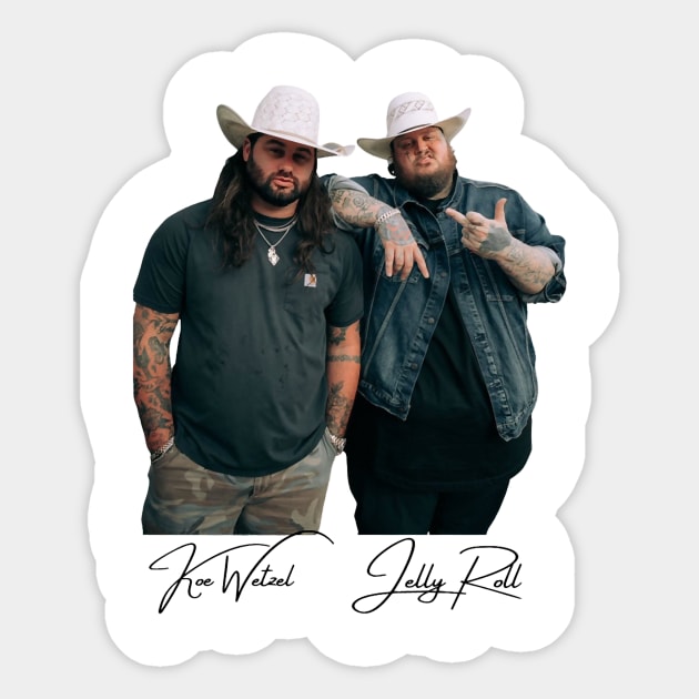 Koe Wetzel Jelly Roll Sticker by LovelyDayG